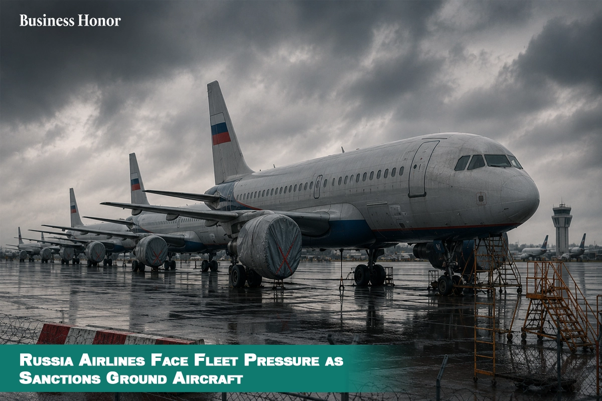 Russia Airlines Face Fleet Pressure as Sanctions Ground Aircraft